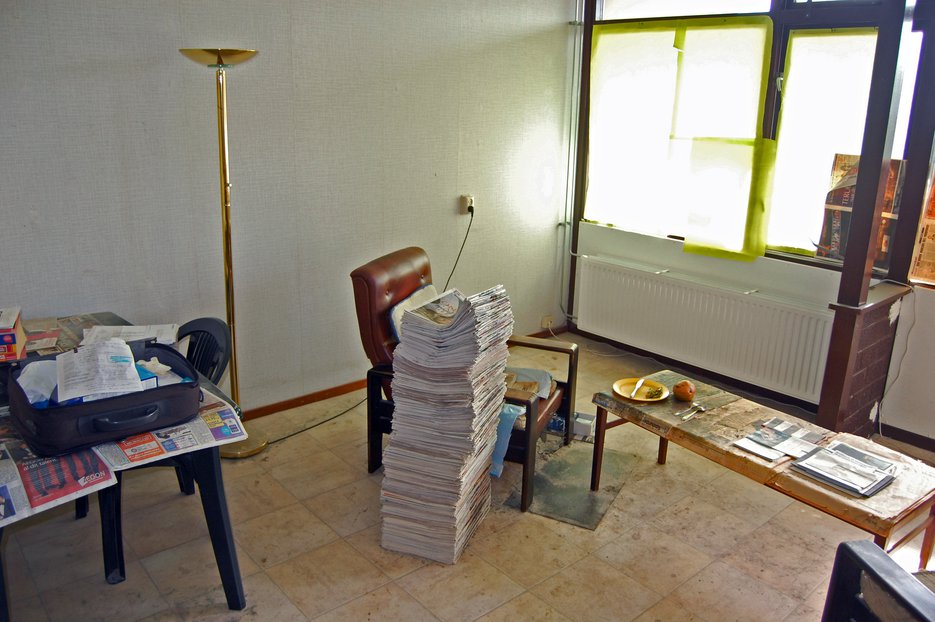 Foto uit de serie Sporen. De serie werd in 2012 samengesteld door documentairemaakster Astrid Bussink en was in 2012/13 te zien Museum Tot Zover. Inmiddels is de serie online te zien.  Geschonken door de gemeente Amsterdam