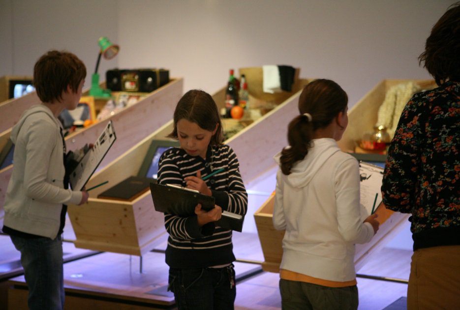 Kids in museum