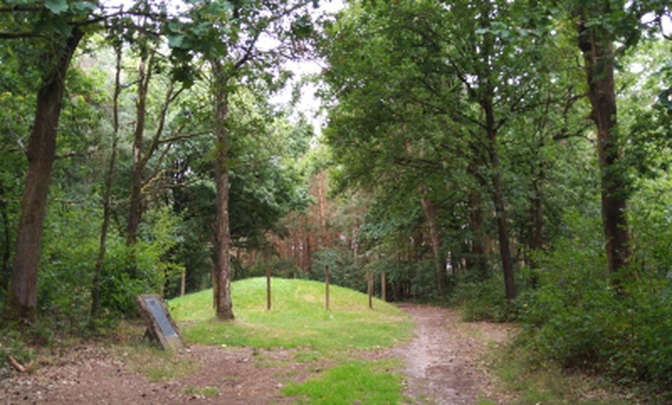 Venster 2, Grafheuvels 2900-700 v.Chr. Grafheuvel bij Halfmijl_HIRES