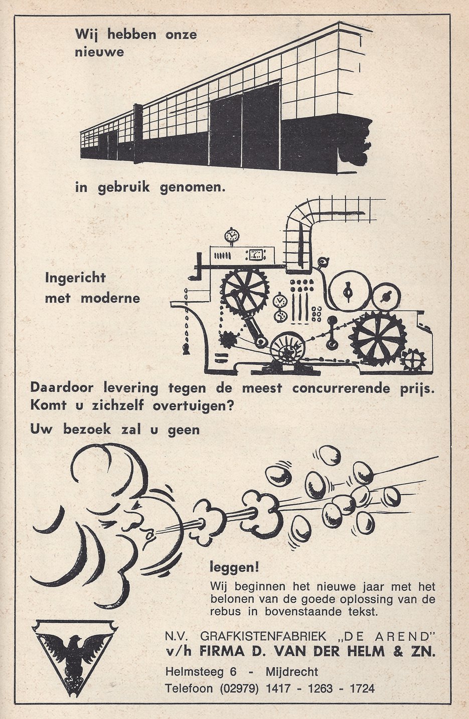 Advertentie uit Het Begrafeniswezen 27 (1972), nr. 3, p. 57.